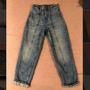 Abercrombie & Fitch high waisted denim mom jeans